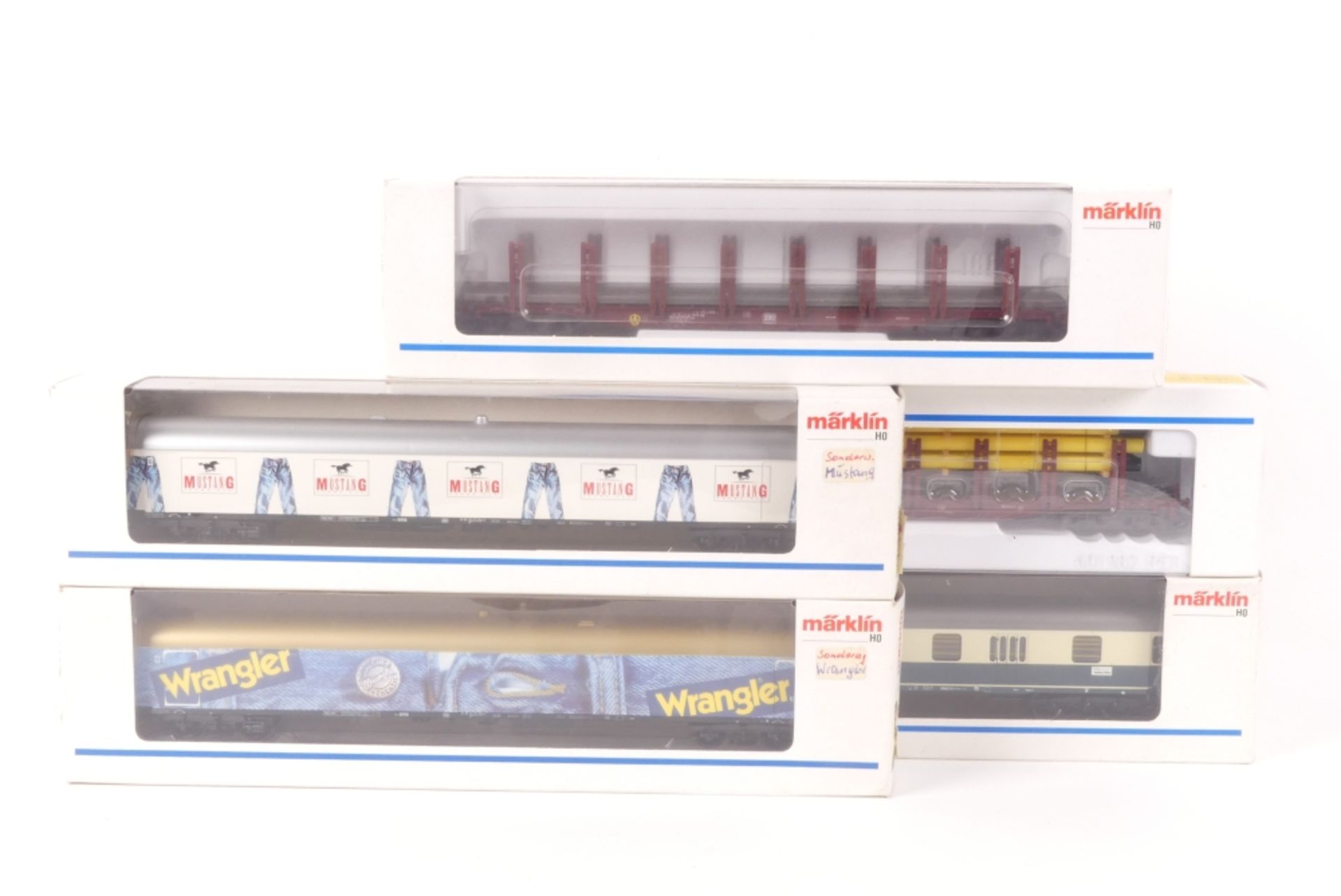 Märklin fünf WagenMärklin fünf Wagen, 4044, 4666, 47713, 84191, 84192, sehr gut er