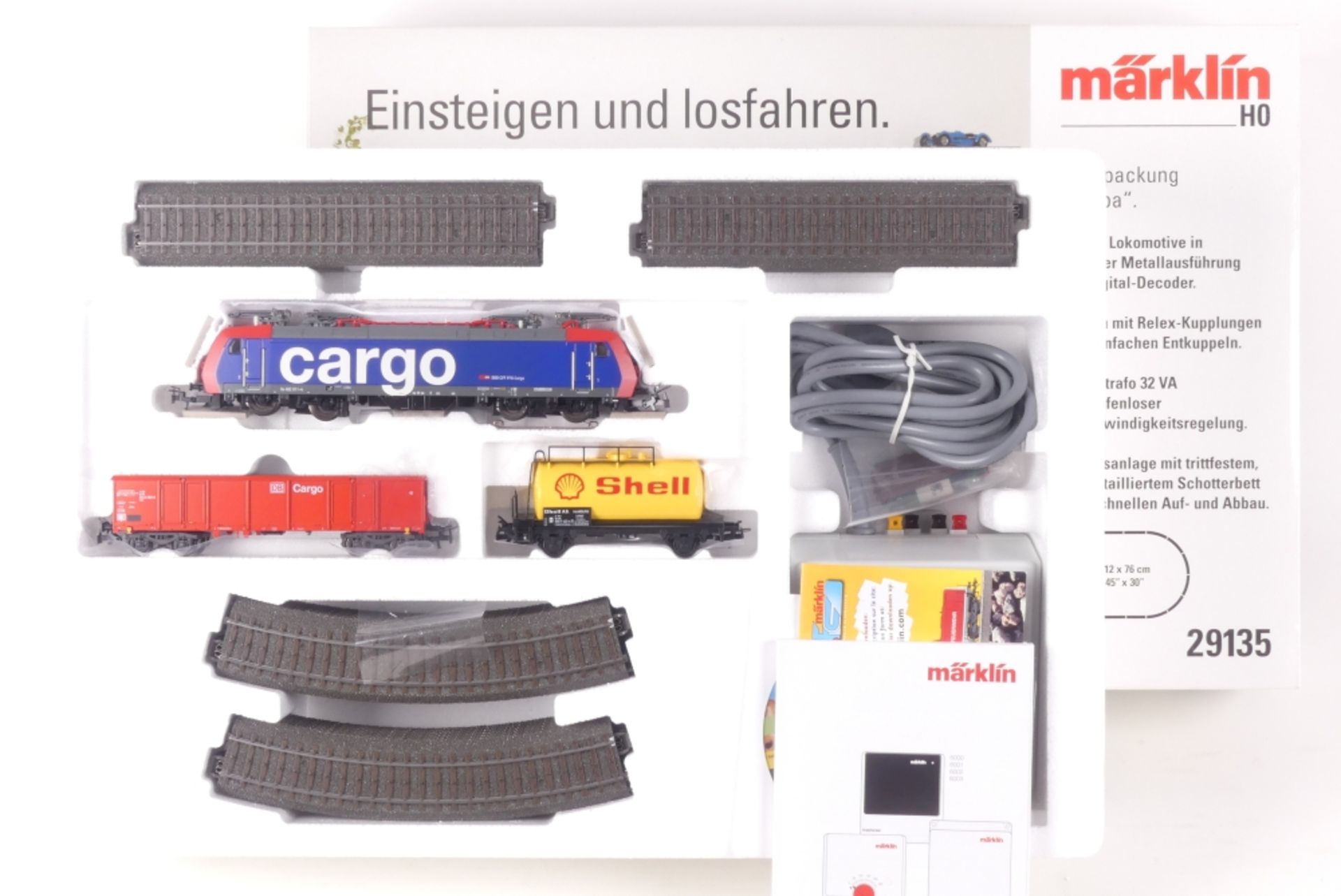 Märklin 29135Märklin 29135, Startpackung "Europa" E-Lok der Schweizer SBB Cargo, Met