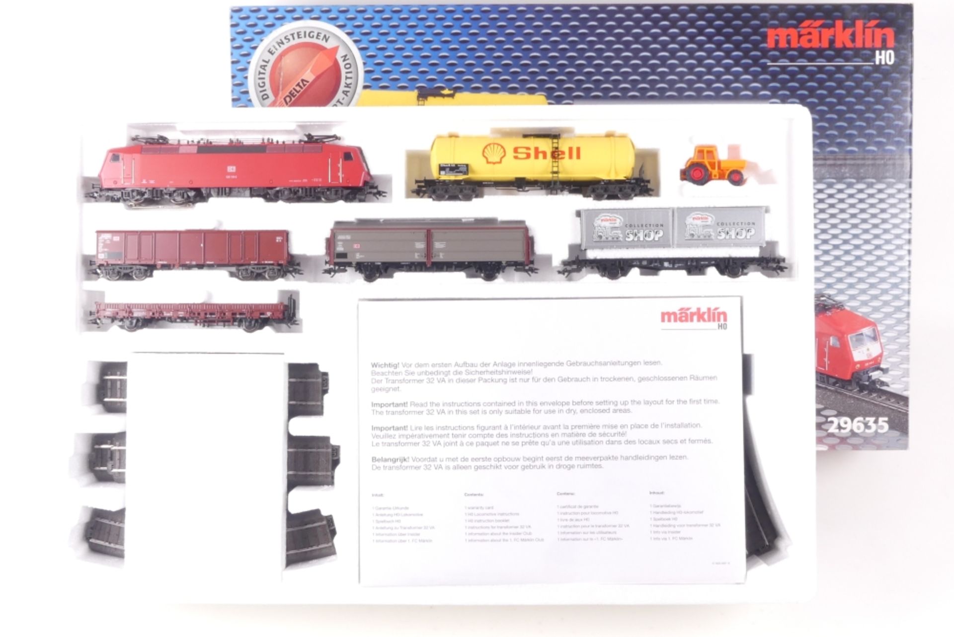 Märklin 29635Märklin 29635, Startpackung "Märklin Museum", E-Lok BR 120 110 2 mit D