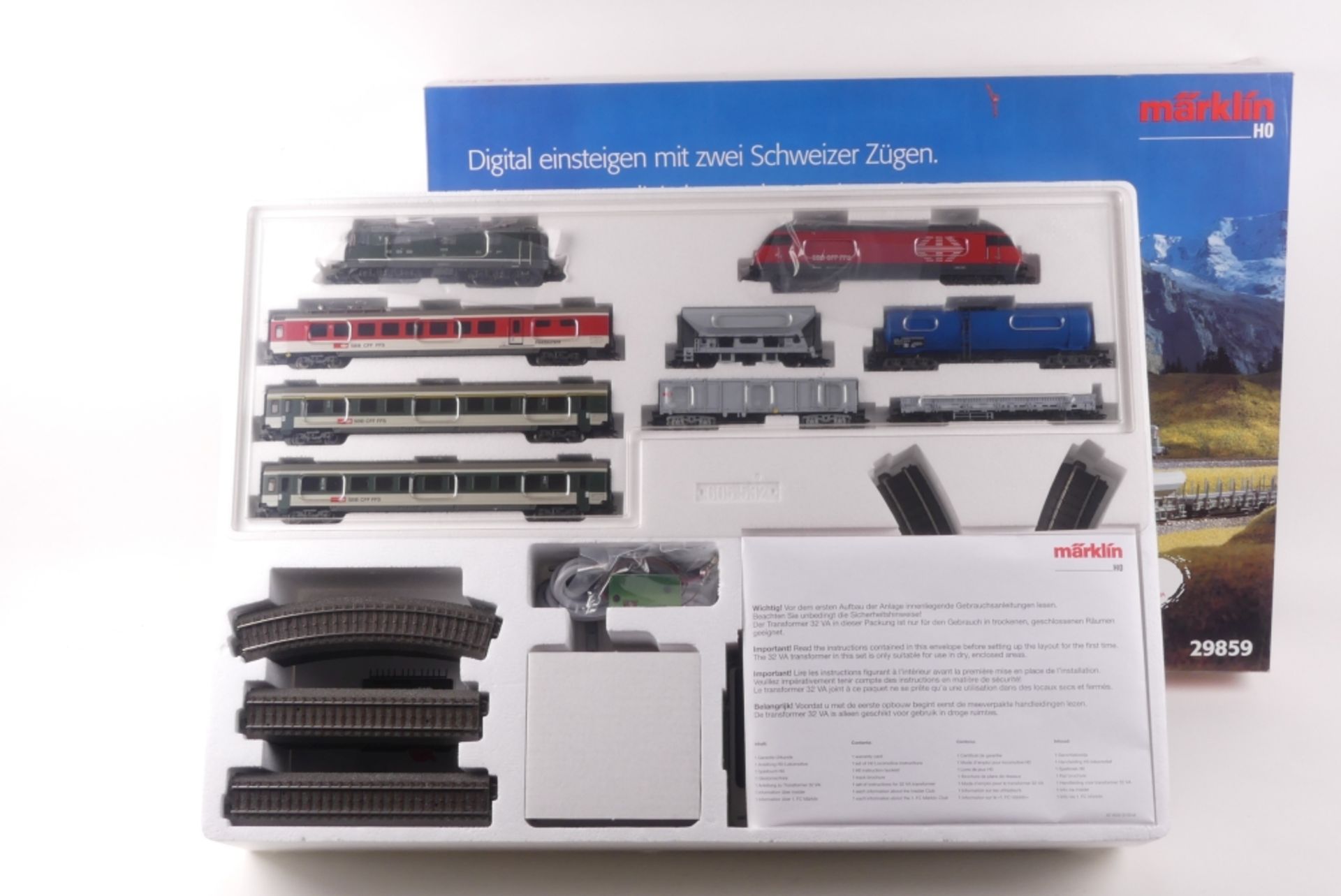 Märklin 29859Märklin 29859, "Digital einsteigen mit zwei Schweizer Zügen", E-Loks S