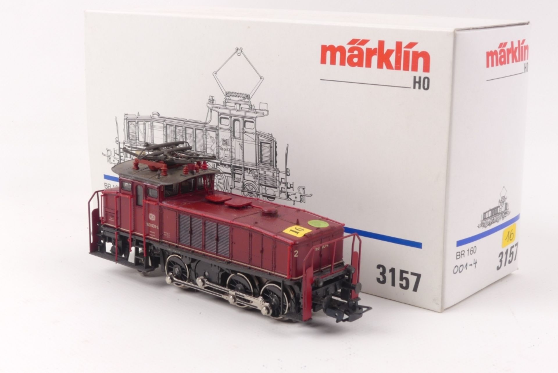 Märklin 3157Märklin 3157, Elektrolok "160 001-4" der DB, analog, Wechselstrom, digit