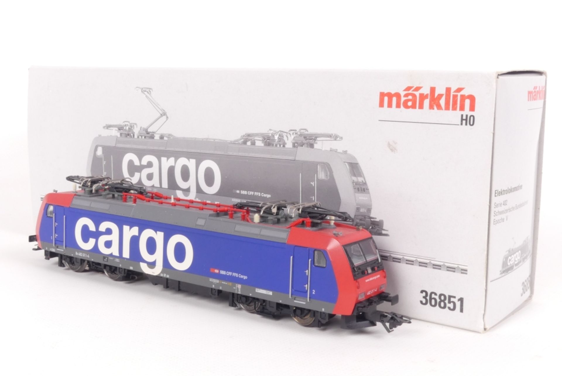 Märklin 36851Märklin 36851, Elektrolok "482 011-4" der SBB "cargo", fx-Digital-Techn