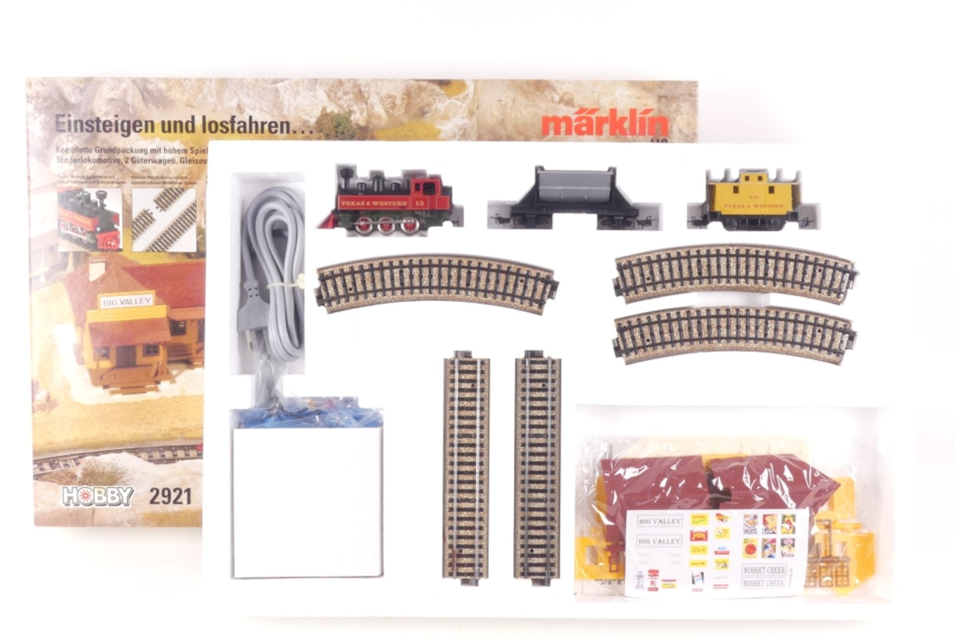 Märklin 2921Märklin 2921, "Einsteigen und losfahren ...", Western-Start-Set, Tenderl