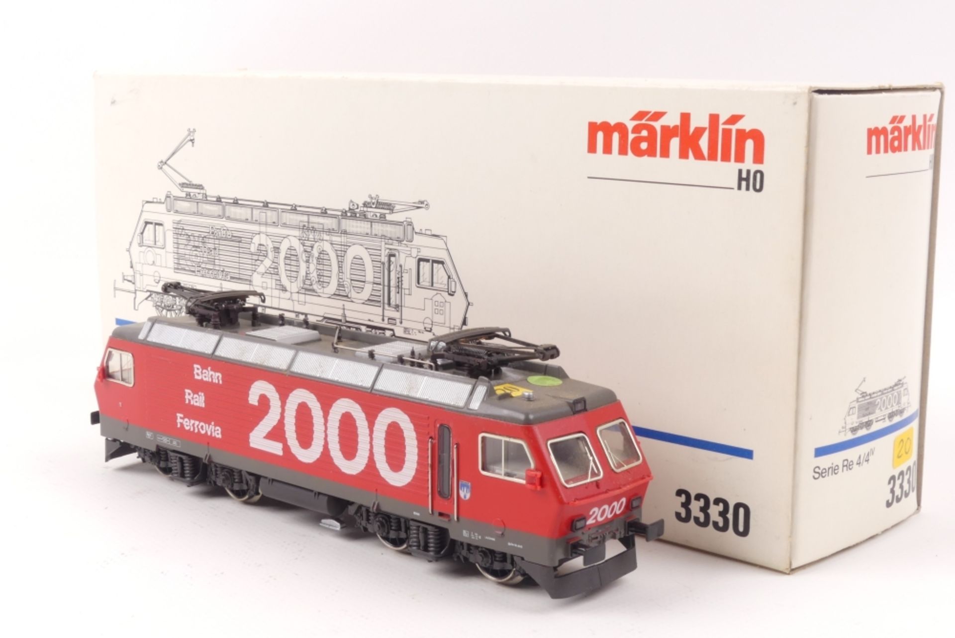 Märklin 3330Märklin 3330, Elektrolok "Re 4/4 IV "10104" der SBB, "Bahn 2000", analog