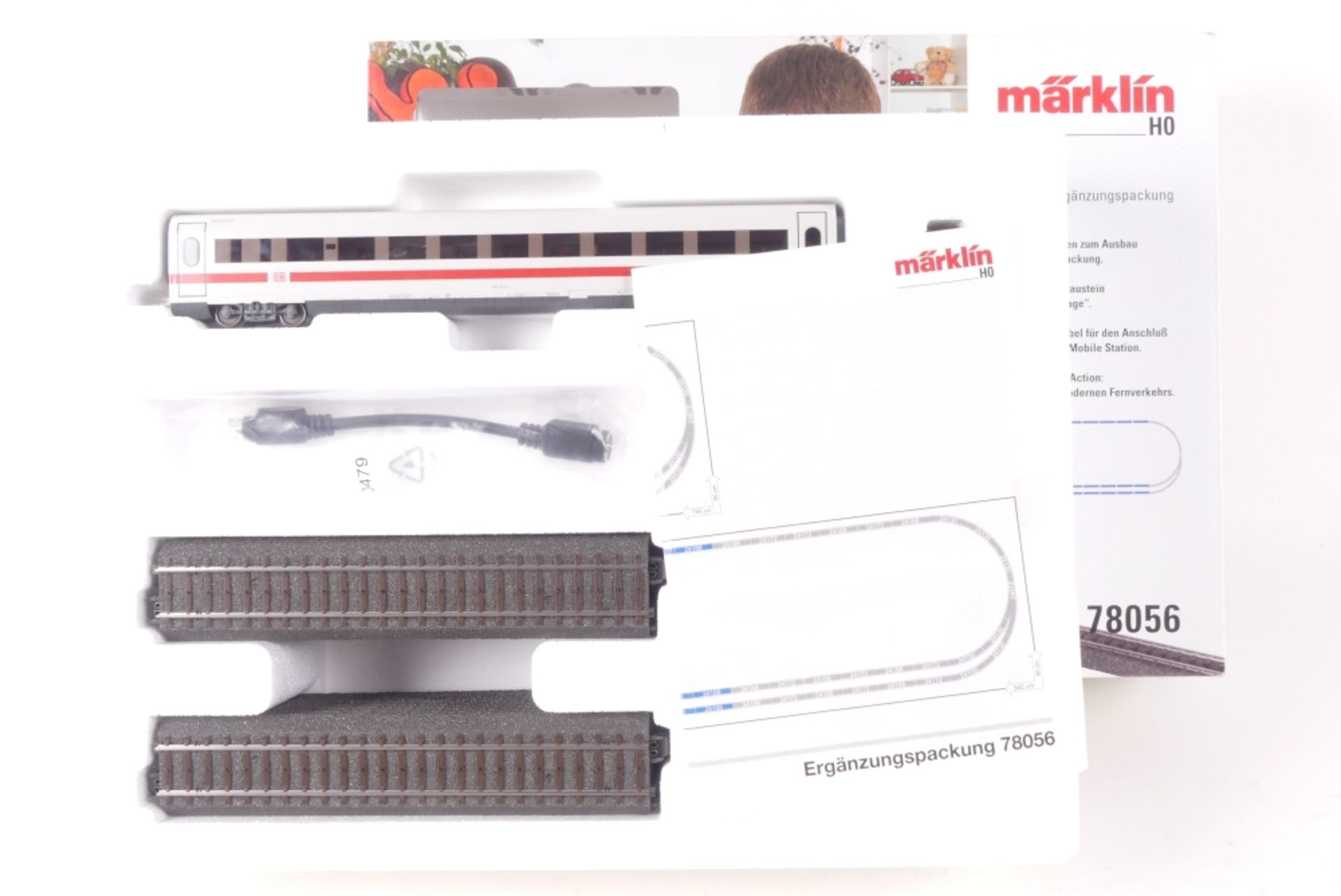 Märklin 78056Märklin 78056, Erggänzungspackung "ICE2", ein Zwischenwagen mit 24 C-