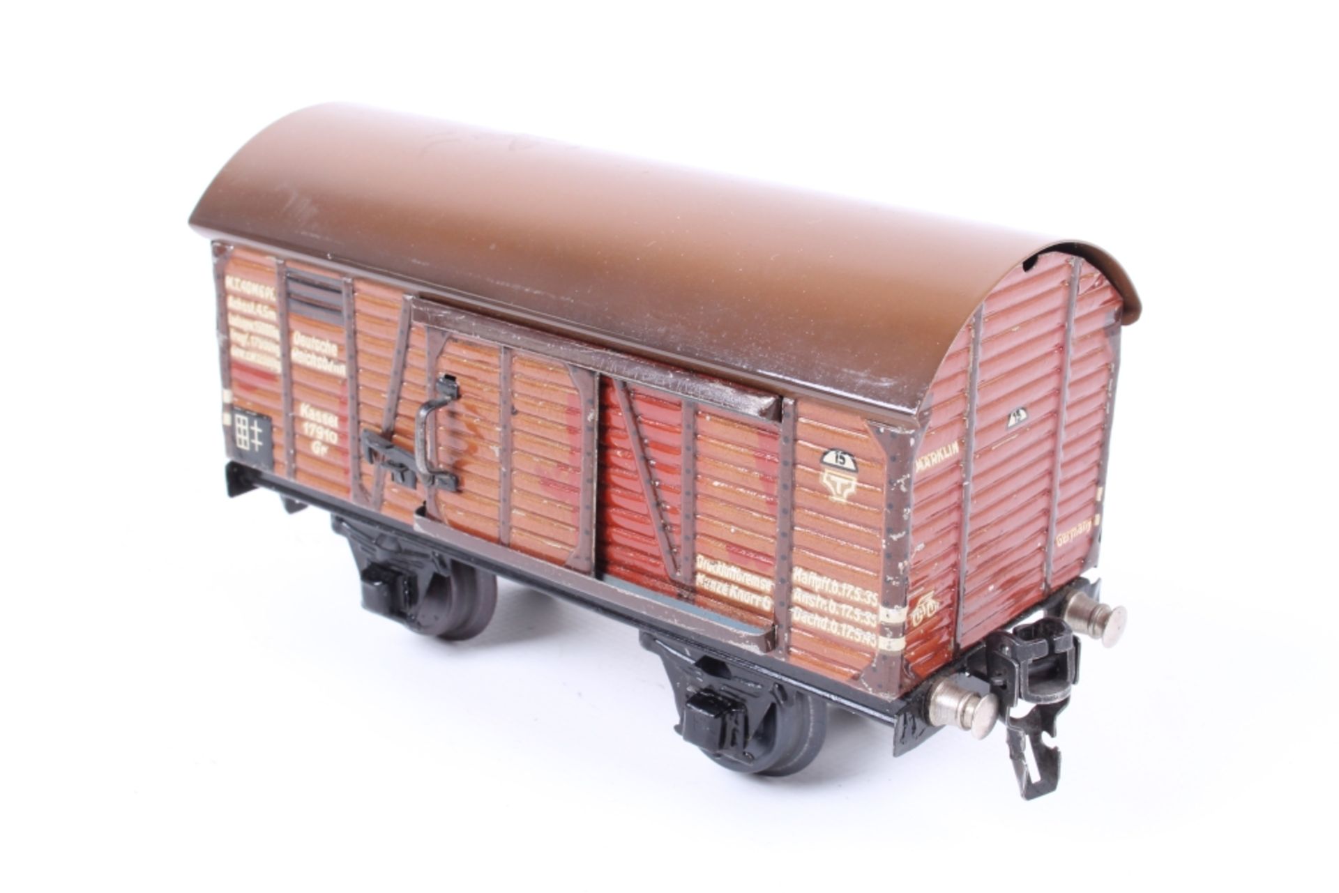 Märklin gedeckter Güterwagen, 17810, Wagenkasten einseitig stark ausgeblichen, Gebrauchsspuren
