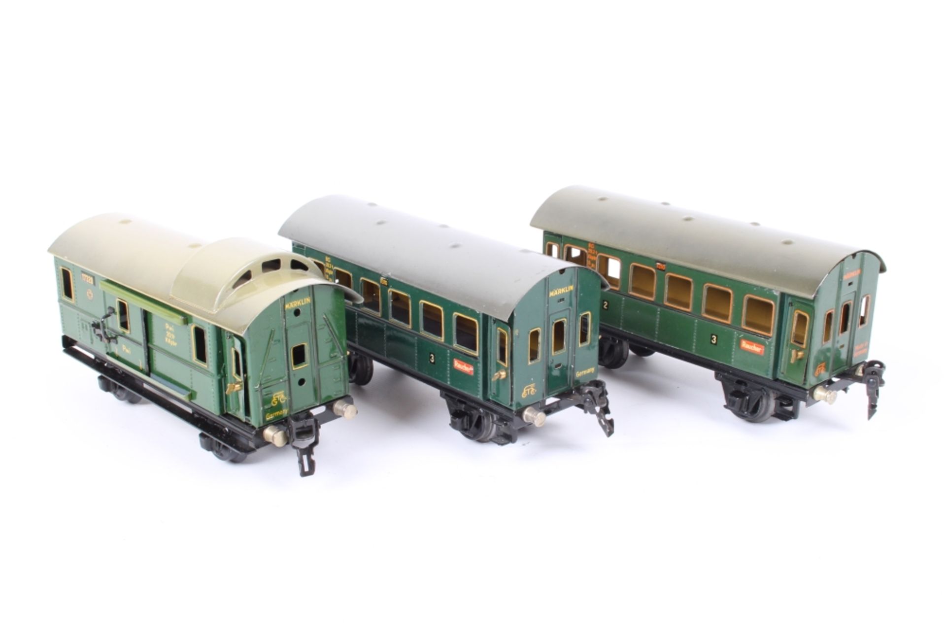 Märklin drei Personenwagen, 17310, 17320, wenig Gebrauchsspuren, guter Zustand