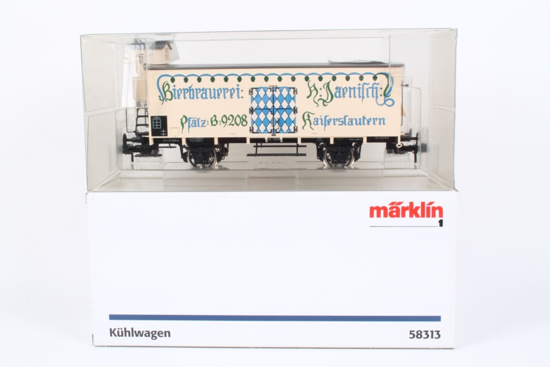 Märklin 58313, Kühlwagen, sehr gut erhalten, ORK, handbeschriftet, Lagerspuren