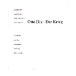 Otto Dix: Der Krieg