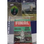Three collectable Leeds United final programmes
