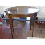 A quality mahogany Edwardian side table 74cm L x 48cm W x 71cm H
