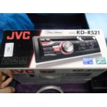 A boxed as ne JVC car radio