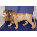 A large Melba ware ceramic lion 34cm x 22cm