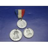 Three Victorian commemorative medals