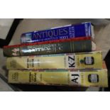 A collection of antique reference books/guides etc