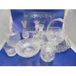 Two boxes of assorted glassware & ceramics