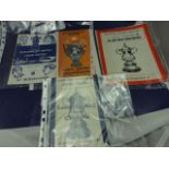 Four vintage Leeds United football programmes