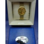 A boxed men's Tissot 1853 bracelet watch