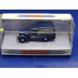 A boxed Dinky die-cast model 1950 Ford V Pilot