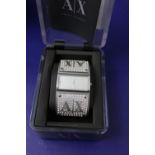 A boxed as new Armani Exchange watch