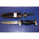 A German Soligen blade sheath knife & scabbard