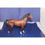 A Beswick horse study 26cm x 21cm