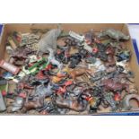 A job lot of vintage metal figures (spares & repairs)