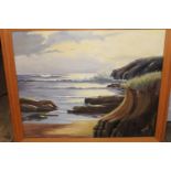 A signed oil on board by W Wason h47, w57cm