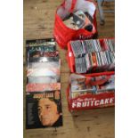 A large selection of CD's DVD's & Video's etc
