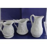 Three collectable Port Merion Jugs