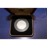 A 1994 silver proof fifty pence piece