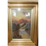 An framed original oil on canvas by A Jackson (dated 07) h61, w44cm