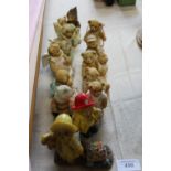 A selection of collectable Cherished teddy figures