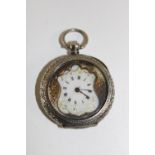 A Ladies silver pocket watch (spares & repairs)