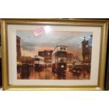 A large framed Jon Breckon print 104x75cm unable to post