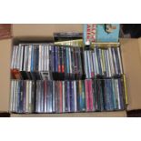 A large quantity of CD's