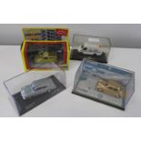 Four collectable die-cast models