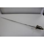 An antique Prussian officers sabre (no scabbard) Please note this sabre has been made up from