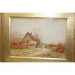 A framed water colour attributed to John H Stannard. with frame 56cm x 46cm