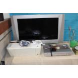 A 27 inch TV, DVD player & HP printer unable to post