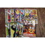 A large collection of Viz magazines in consecutive order 38 pieces
