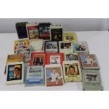 A quantity of vintage 8 track cassettes