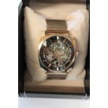 A boxed new quality men's automatic wrist watch