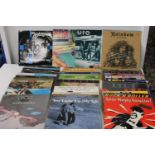 A good selection of mixed genre LP records