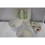 Four pieces of useful ceramic tableware (will not post)