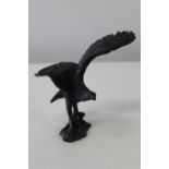 A small bronze study of an eagle h approx 10cm