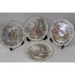 Four Royal Grafton collectors plates