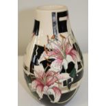A limited edition Moorcroft vase by Vicky Lovatt "Star Gazer Lilly" 1st quality h25cm