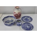 A selection of Italian Spode and other