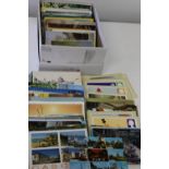 A selection of assorted postcards-